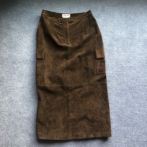Brown Maxi Skirt